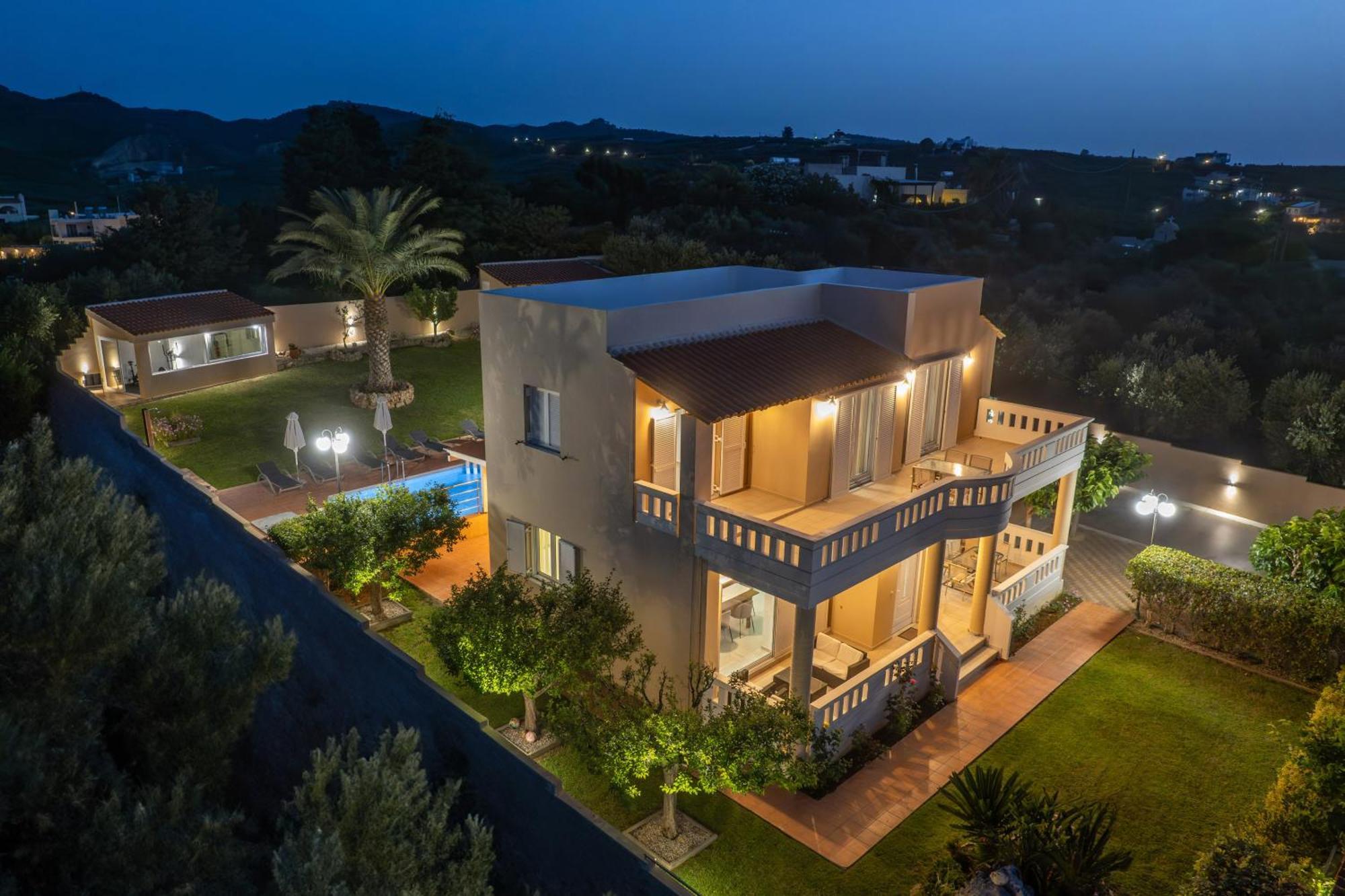 Villa Aretousa 1 Agia Marina Esterno foto