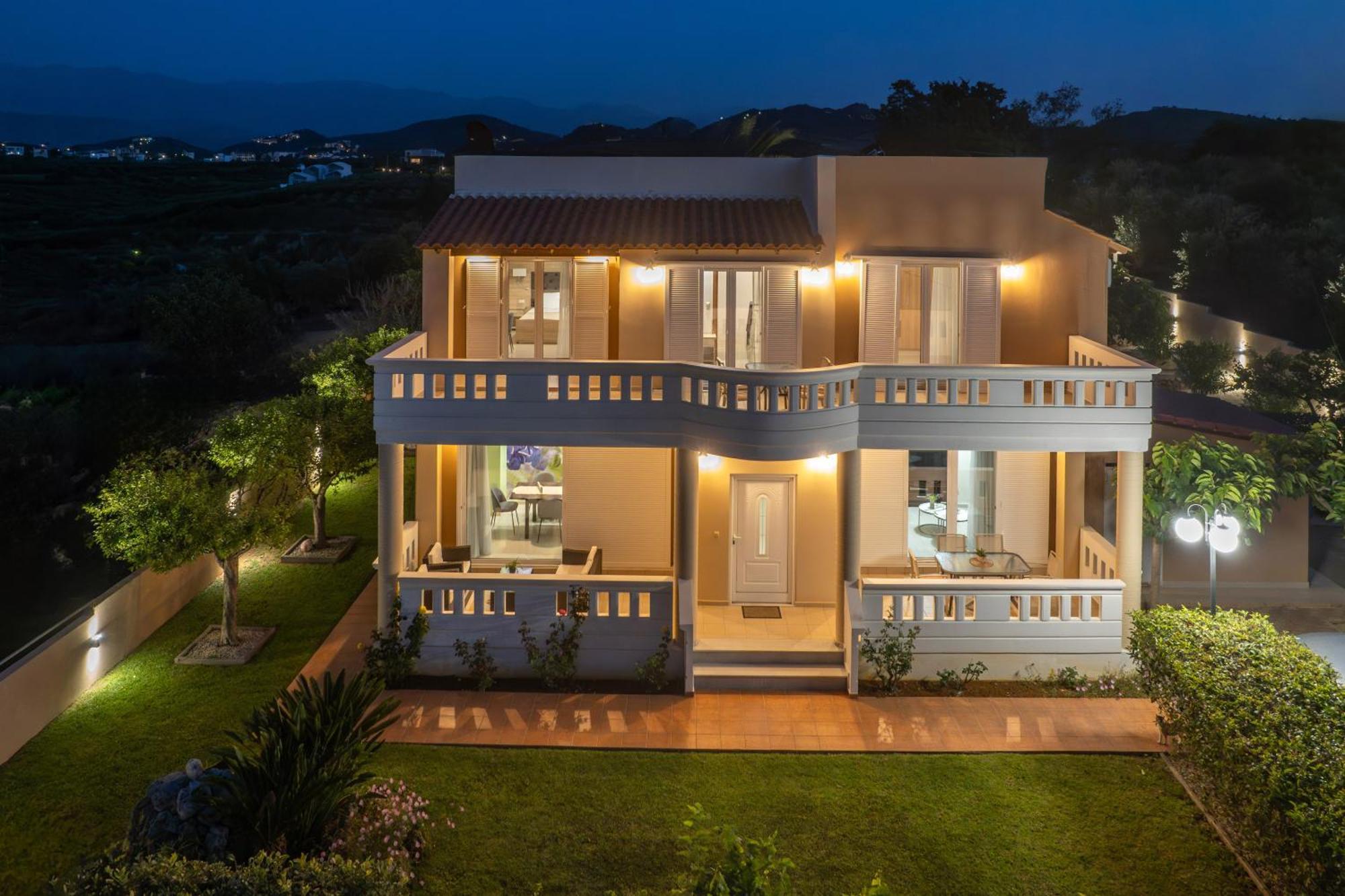 Villa Aretousa 1 Agia Marina Esterno foto